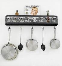 Hi-Lite MFG Co. H-80-24Y-B-BK01 - SANDRA LEE POT RACK COLLECTION