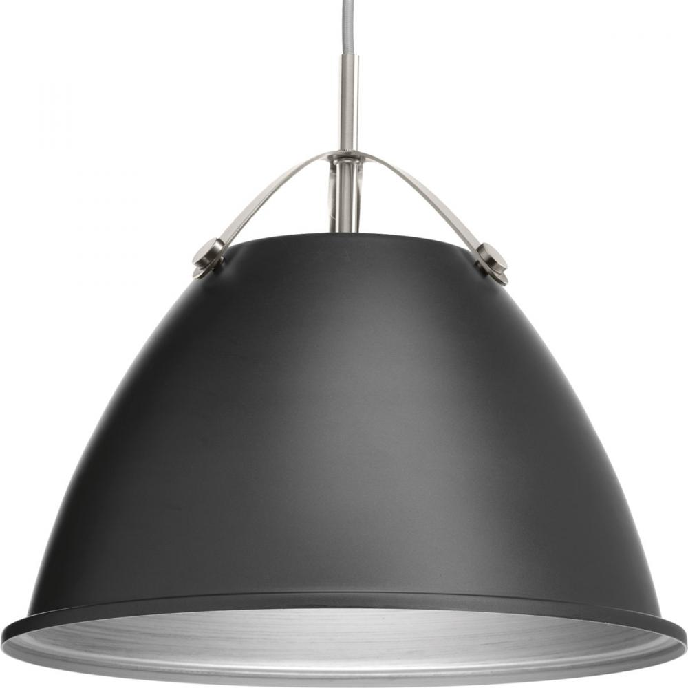 Tre Collection One-Light Graphite Graphite Metal Shade Coastal Pendant Light