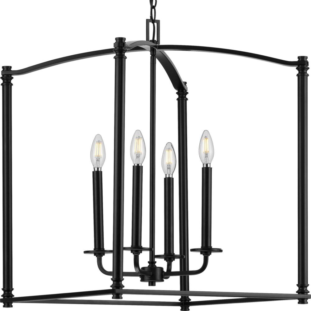 Winslett Collection Black Four-Light Foyer