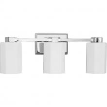 Progress P300478-015 - Estrada Collection Three-Light Polished Chrome Contemporary Bath & Vanity Light