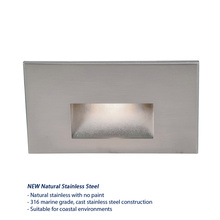 WAC US WL-LED100-C-SS - LEDme® Horizontal Step and Wall Light