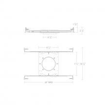 WAC US R3JB-FRAME - KENRIC 3.5IN RD FRAME-IN KIT