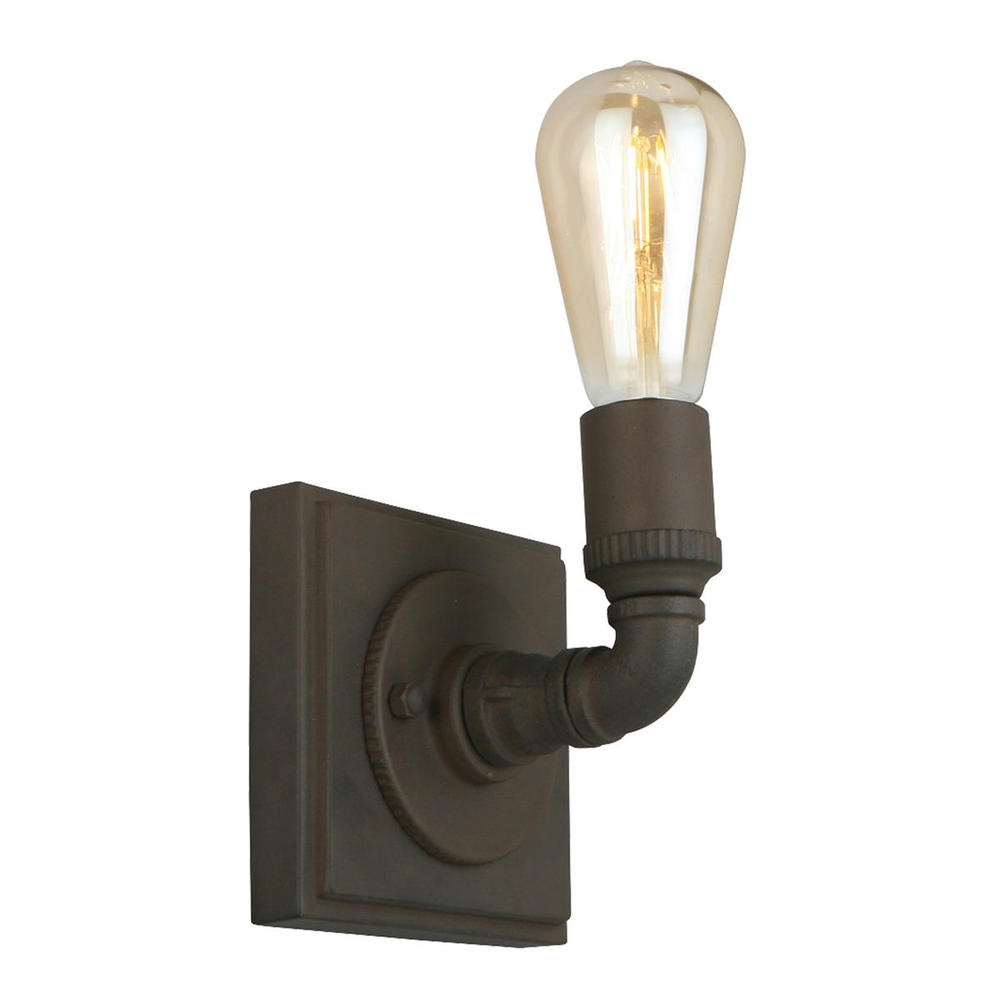 1x60W Wall Light With Matte Bronze Finish