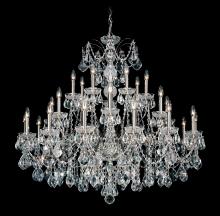 Schonbek 1870 1718-51 - Century 28 Light 110V Chandelier in Black with Clear Heritage Crystal