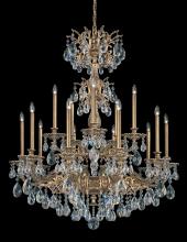 Schonbek 1870 5686-23R - Milano 15 Light 120V Chandelier in Etruscan Gold with Clear Radiance Crystal