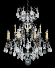 Schonbek 1870 3572-76OS - Renaissance Rock Crystal 13 Light 120V Chandelier in Heirloom Bronze with Olivine & Smoke Quartz C