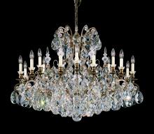 Schonbek 1870 3792-76 - Renaissance 19 Light 120V Chandelier in Heirloom Bronze with Clear Heritage Handcut Crystal