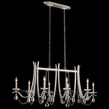 Schonbek 1870 VA8436N-59H - Vesca 8 Light 120V Chandelier in Ferro Black with Clear Heritage Handcut Crystal