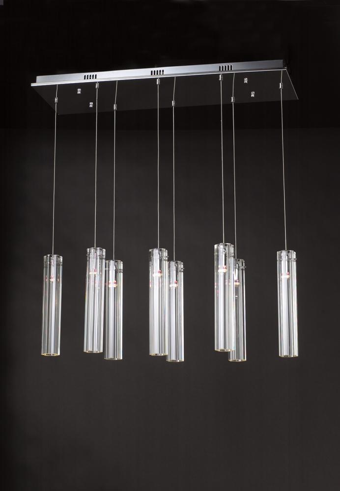 PLC 8 Light Chandelier Segretto Collection 21185 PC