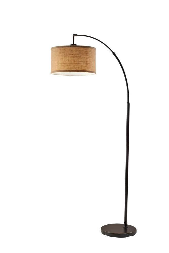 Burlap Arc Lamp