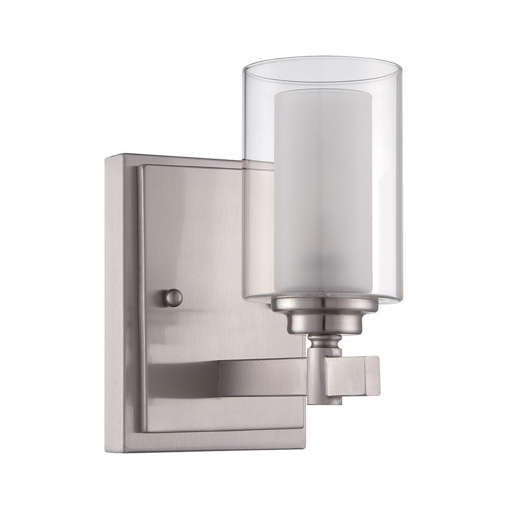 Celeste 1 Light Wall Sconce in Brushed Polished Nickel