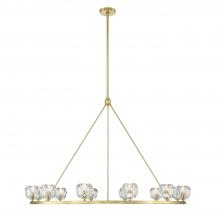 Crystorama ARA-10266-SB - Aragon 12 Light Soft Brass Chandelier