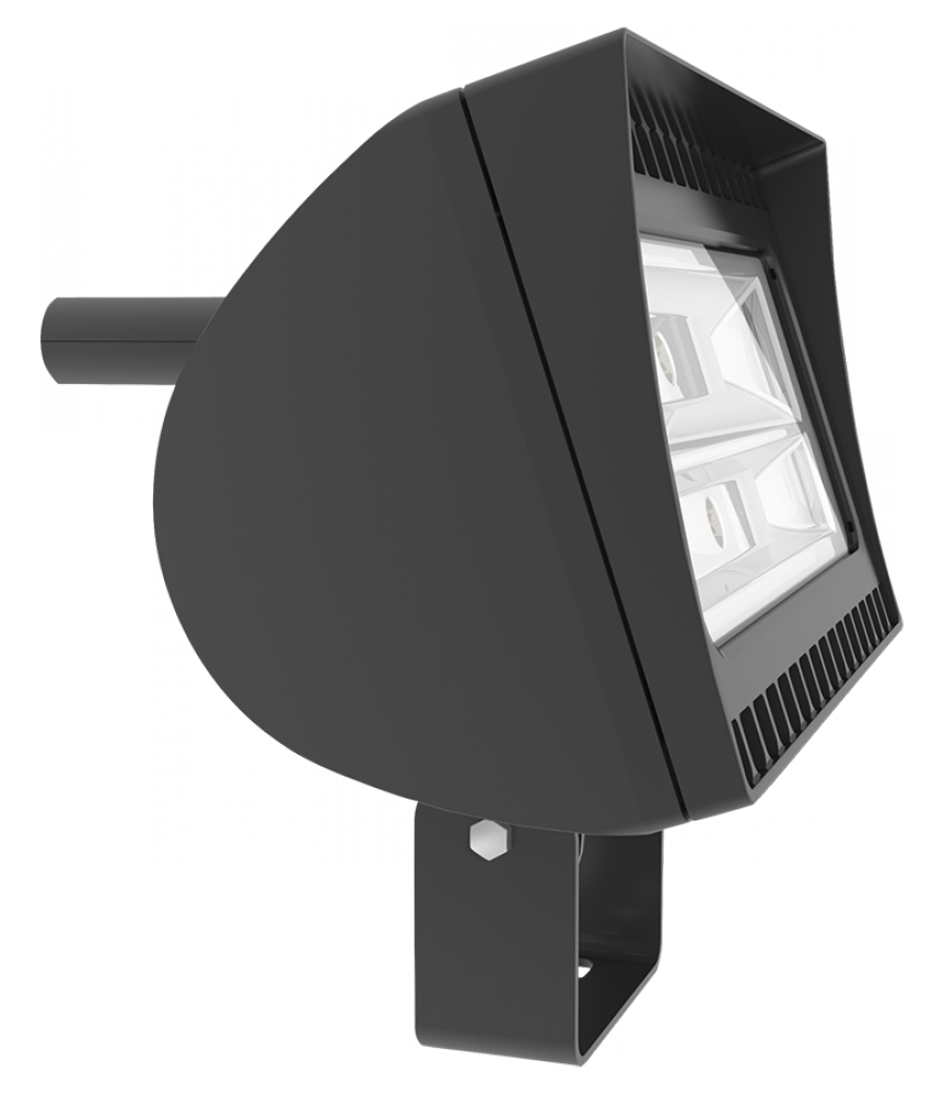 Flood 21534 Lumens 150W Trunnion 4000K neutral 120V-277V 0-10V dimming lightcloud controller bronz