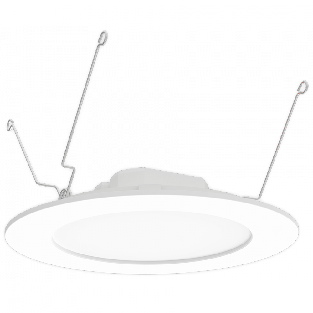 6'' RETRO WAFER 11/13/15W 5CCT CRI90 TRIAC WHITE SMOOTH
