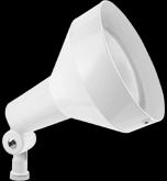 RAB Lighting H101W - LANDSCAPE FLOOD H SYSTEM BELL STYLE 150W PAR38 WHITE