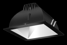 RAB Lighting NDLED6SD-50N-M-B - RECESSED DOWNLIGHTS 20 LUMENS NDLED6SD 6 INCH SQUARE UNIVERSAL DIMMING 50 DEGREE BEAM SPREAD 4000K