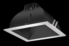 RAB Lighting NDLED6SD-80YN-B-S - RECESSED DOWNLIGHTS 20 LUMENS NDLED6SD 6 INCH SQUARE UNIVERSAL DIMMING 80 DEGREE BEAM SPREAD 3500K