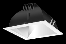 RAB Lighting NDLED6SD-50YYHC-M-W - RECESSED DOWNLIGHTS 20 LUMENS NDLED6SD 6 INCH SQUARE UNIVERSAL DIMMING 50 DEGREE BEAM SPREAD 2700K