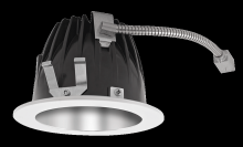 RAB Lighting NDLED6RD-80YHC-S-W - RECESSED DOWNLIGHTS 20 LUMENS NDLED6RD 6 INCH ROUND UNIVERSAL DIMMING 80 DEGREE BEAM SPREAD 3000K