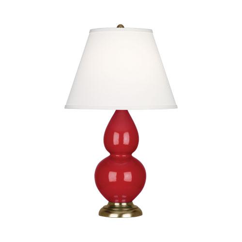 Ruby Red Small Double Gourd Accent Lamp