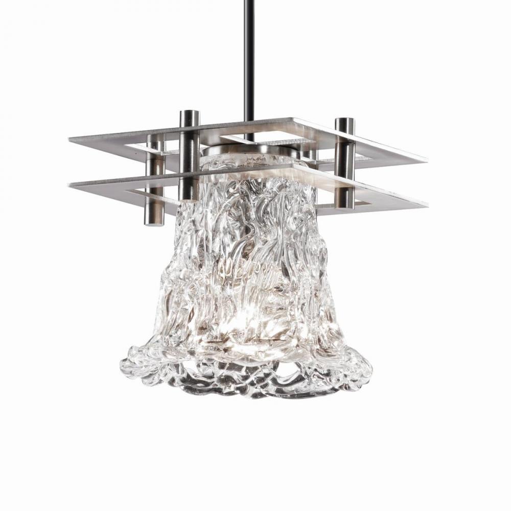 Metropolis 1-Light Small Pendant (2 Flat Bars)