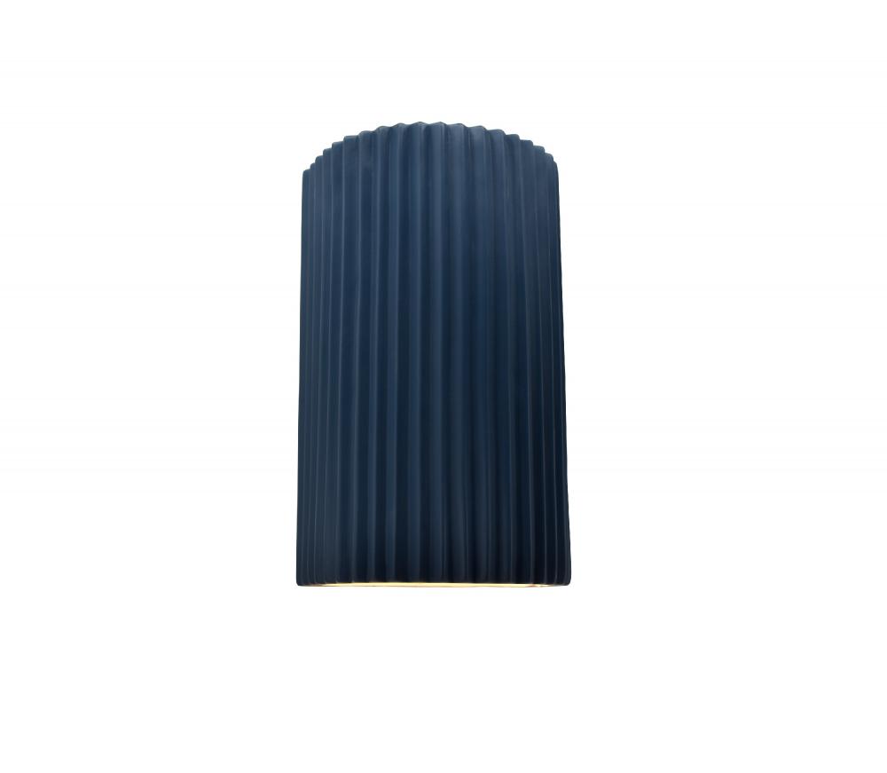 Small ADA Pleated Cylinder Wall Sconce