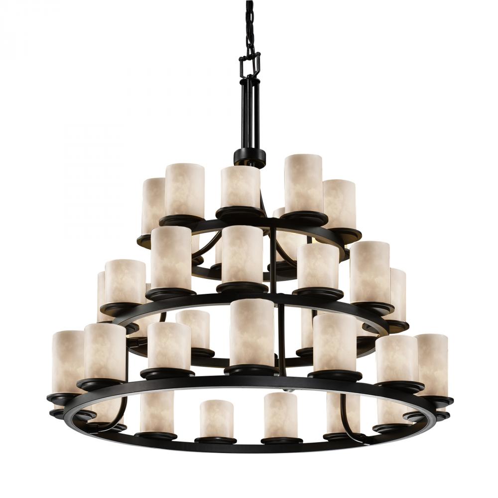 Dakota 36-Light 3-Tier Ring LED Chandelier