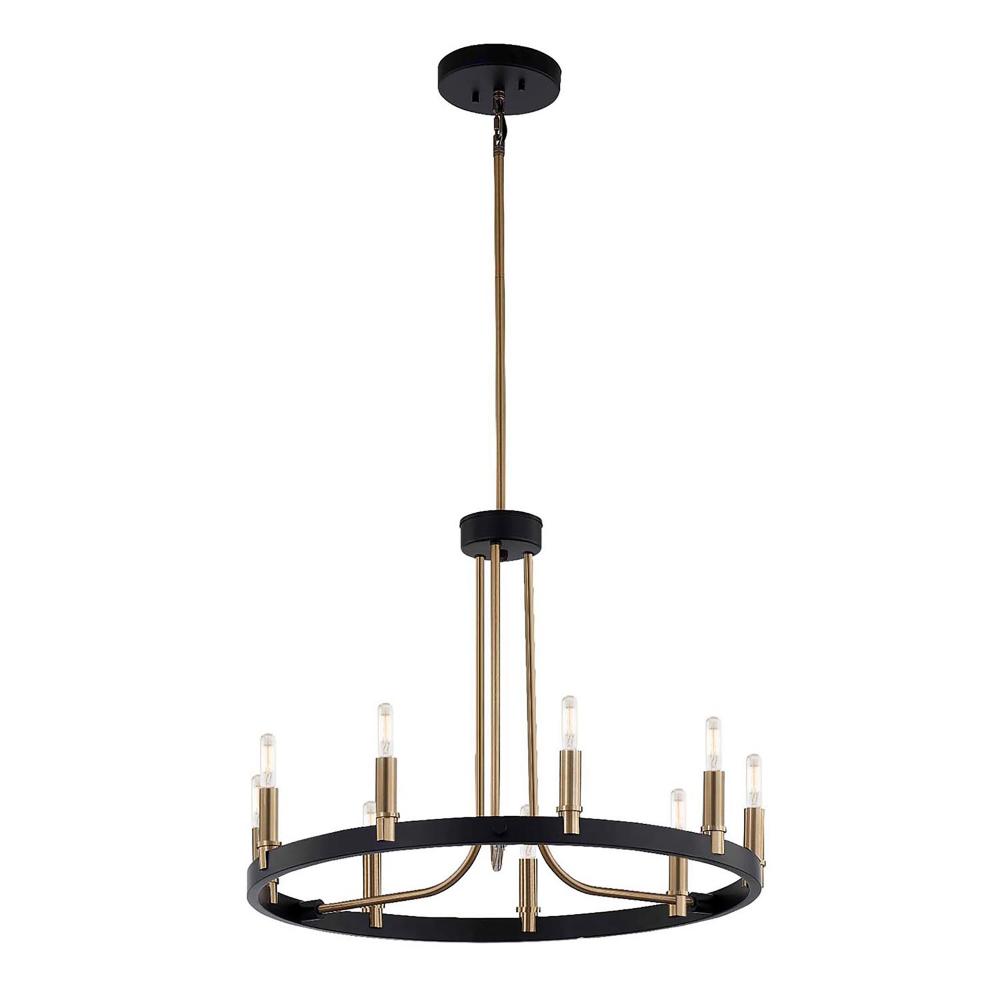 Clayton 23” 1-Tier 9-Light Chandelier