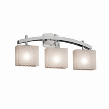 Justice Design Group FSN-8593-55-WEVE-NCKL - Archway 3-Light Bath Bar