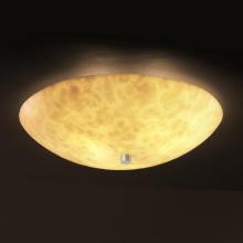 Justice Design Group CLD-9672-35-NCKL-LED5-5000 - 24" Semi-Flush Bowl w/ LED Lamping