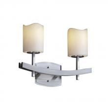 Justice Design Group CNDL-8592-10-AMBR-MBLK - Archway 2-Light Bath Bar