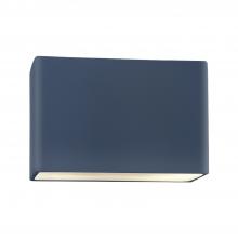 Justice Design Group CER-5658W-MID - Really Big ADA Rectangle (Outdoor) Wall Sconce - Closed Top