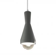 Justice Design Group CER-6520-PWGN-CROM-WTCD - Erlen 1-Light Pendant