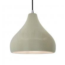 Justice Design Group CER-6565-CKC-NCKL-BKCD - Large Droplet 1-Light Pendant