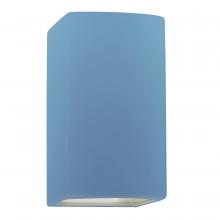 Justice Design Group CER-0955W-SKBL-LED1-1000 - Large LED Rectangle - Open Top & Bottom (Outdoor)