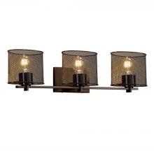 Justice Design Group MSH-8443-30-DBRZ - Era 3-Light Bath Bar