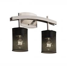 Justice Design Group MSH-8592-10-NCKL - Archway 2-Light Bath Bar