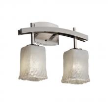 Justice Design Group GLA-8592-16-CLRT-NCKL - Archway 2-Light Bath Bar