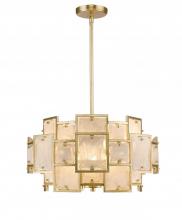 Mariana 250623 - Skyler 6 Light Pendant - Gold Leaf