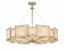 Mariana 250828 - Skyler 8 Light Pendant - Silver Leaf