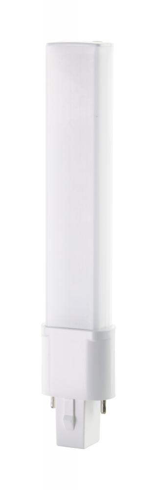 4.5 Watt LED PL 2-PIN; 3000K; 450 Lumens; G23 base; 50000 Average rated hours; 360 deg. Beam Angle;