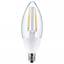 Satco Products Inc. S11477 - 5 Watt B11; Dusk to Dawn LED; 2700K; Candelabra Base; 120 Volt; 90 CRI; With Photocell