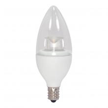 Satco Products Inc. S9660 - 4.5 Watt; B11 LED; 2700K; Candelabra base; 230 Volt