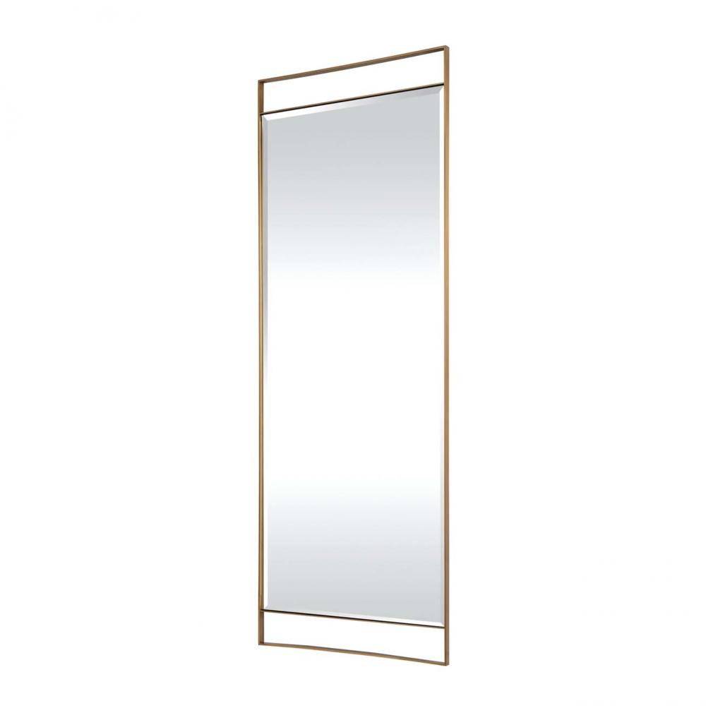 Ventura Basic Leaner Mirror Brass : 4010620BB | Manhattan Lights Inc.