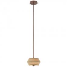 Dolan Designs 1042-206 - Sunrise 2Lt Mini Pendant Classic Bronze W/ Plain Shade