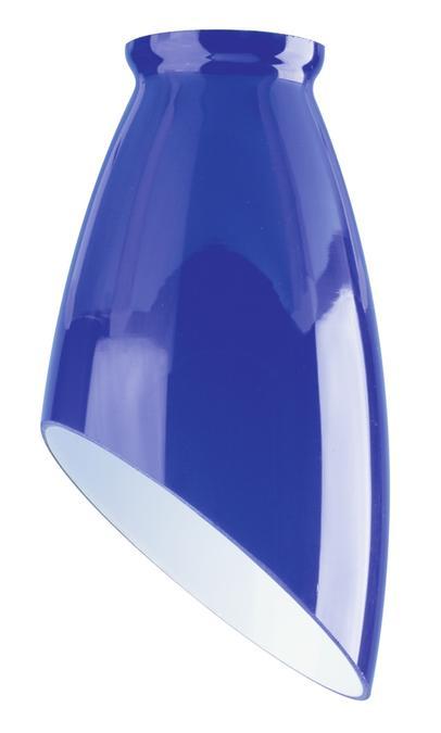 Indigo Blue Angled Design Shade