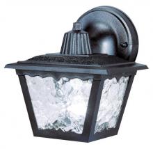 Westinghouse 6685900 - Hi-Impact Polypropylene Wall Fixture Black Finish Clear Textured Acrylic