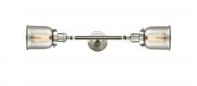 Innovations Lighting 208L-SN-G58 - Bell - 2 Light - 5 inch - Brushed Satin Nickel - Bath Vanity Light