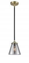  284-1S-BAB-G63-LED - Cone - 1 Light - 6 inch - Black Antique Brass - Cord hung - Mini Pendant