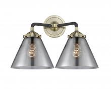  284-2W-BAB-G43 - Cone - 2 Light - 16 inch - Black Antique Brass - Bath Vanity Light